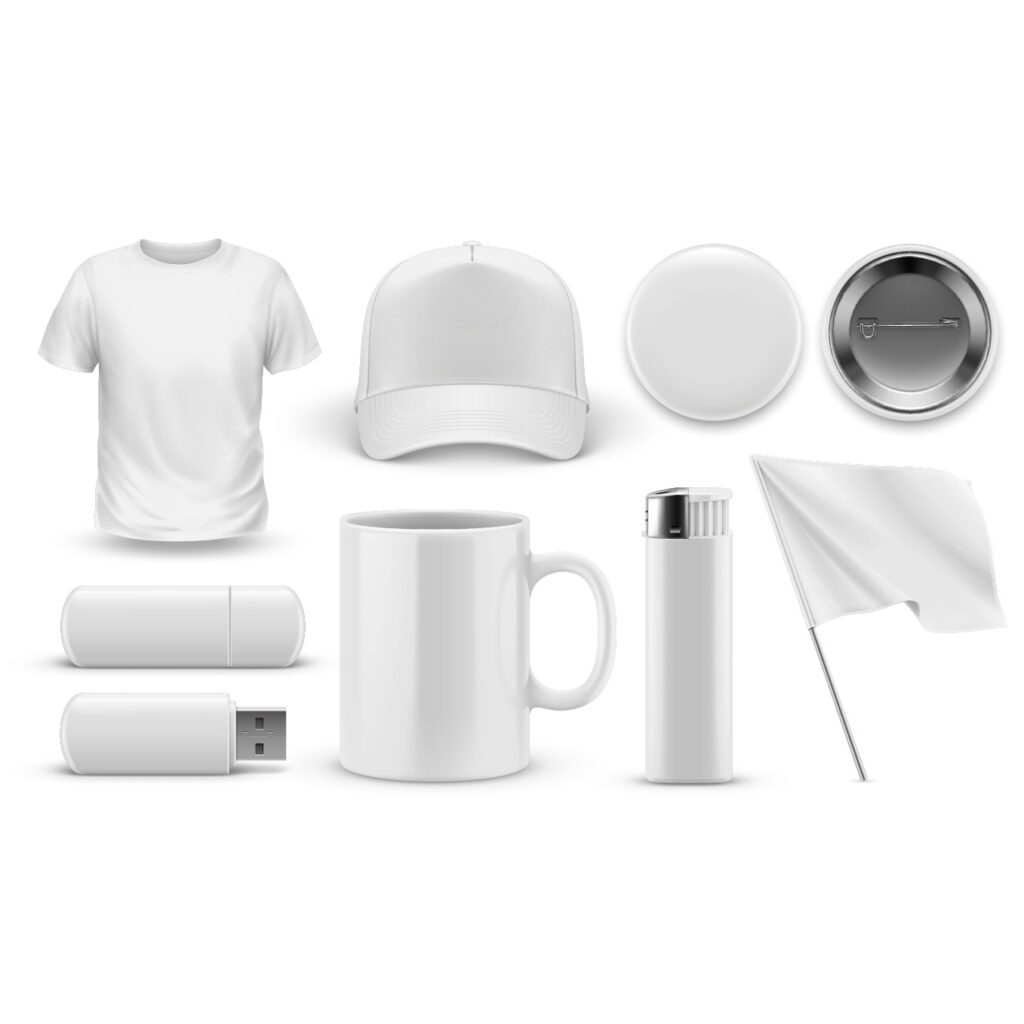 Sélection d’objets publicitaires