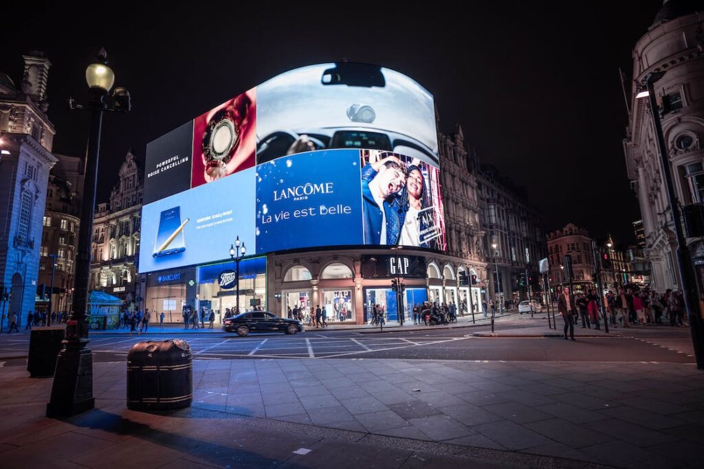 Vitrine d’affichage LED