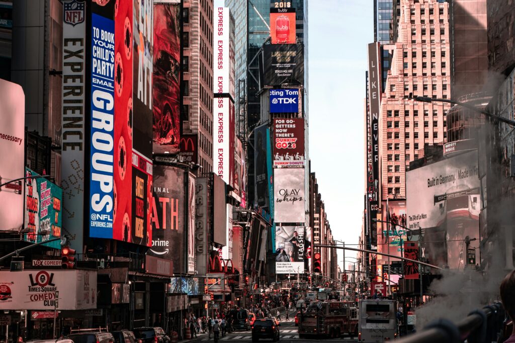 Signalétique professionnelle dans la rue